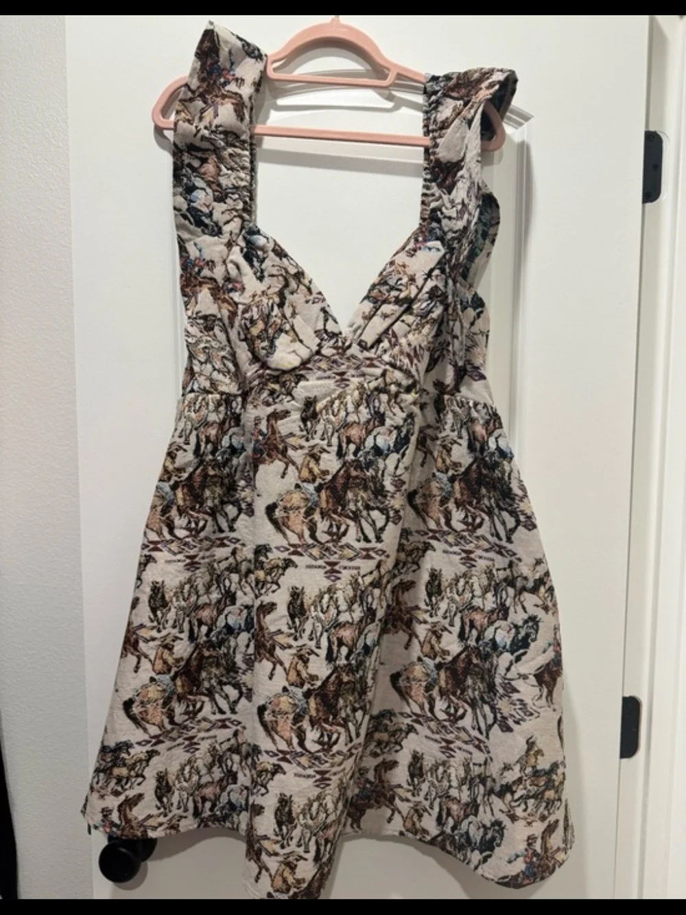 Buckaroo Velvet Ribbon Mini Dress - Picture 2 of 7